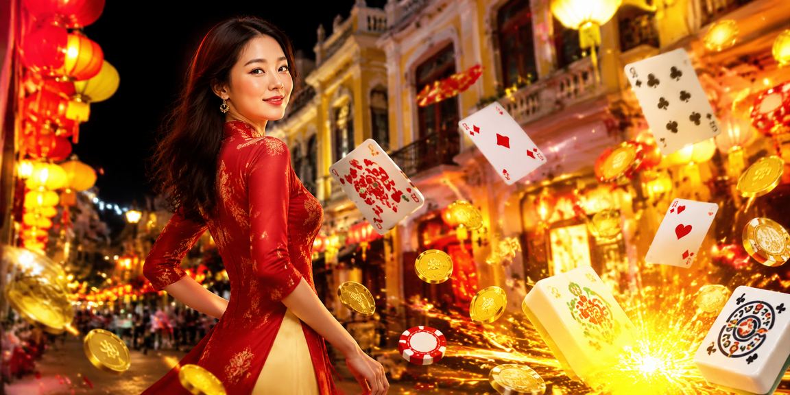 Nhóm bạn tại chợ đêm Hà Nội chơi bài và thảo luận mẹo cá cược trực tuyến
